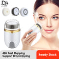 Ultrasonic Facial Cleanser Brush Electric Cleansing Face Brush 360 Rotate Skin Care Brush Blackhead Pore Cleaner Deep Clean Tool